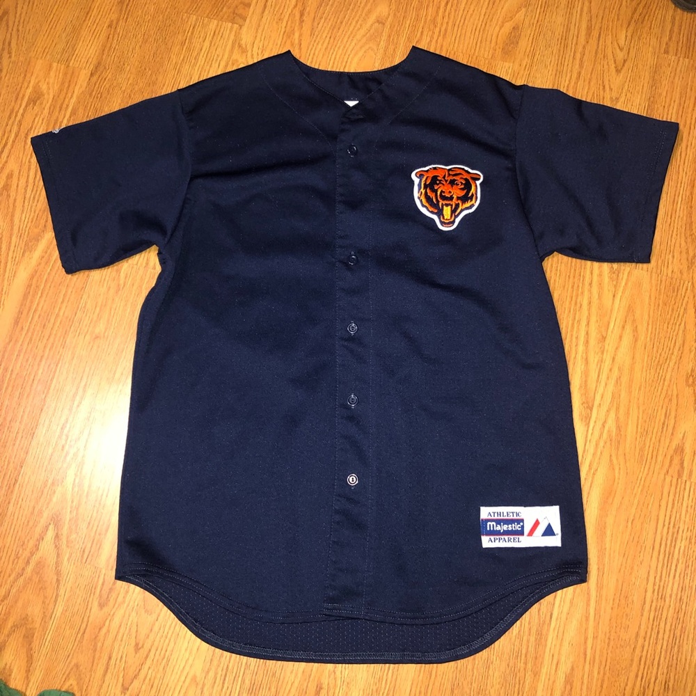 Chicago Bears Mike Singletary Baseball Style Jersey Adult Large